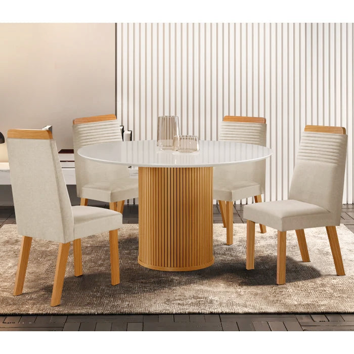 MESA DARA COM 4 CADEIRAS