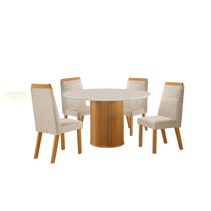 MESA DARA COM 4 CADEIRAS